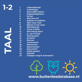 De Buitenlesdatabase Groep 1-2