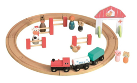 Houten treinbaan - Egmont Toys