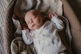 NEWBORN SET RIB OFFWHITE
