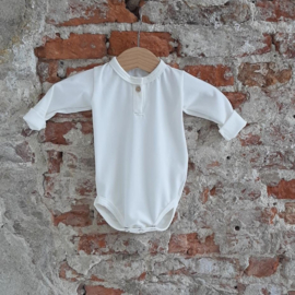 HENLEY ROMPER OFFWHITE