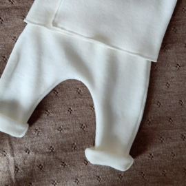 COTTON FLEECE PANTS OFFWHITE