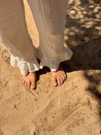 RUFFLE PANTS | OFFWHITE