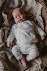 NEWBORN SET RIB OFFWHITE