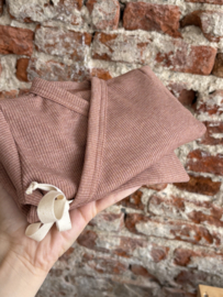 WRAPPED VEST RIB | rosé