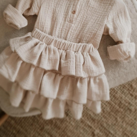 SKIRT MINI LAYERED RUFFLES 