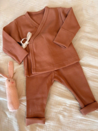 NEWBORN SET | RIB PEACHY