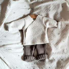 WRAPPED JACKET BOUCLÉ NATUREL