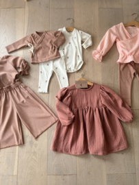 BALLOON SLEEVE DRESS | cherry rosé
