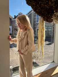 RUFFLE BLOUSE OLIVIA | MELANGE