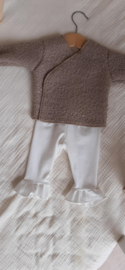 RUFFLE LEGGING OFFWHITE
