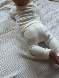 LEGGING RIB OFFWHITE