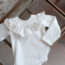 LONGSLEEVE RUFFLE ROMPER