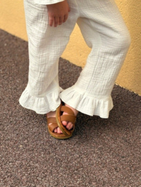 RUFFLE PANTS | OFFWHITE