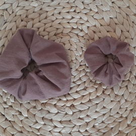 SCRUNCHIE OLD MAUVE MINI