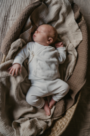 NEWBORN SET RIB OFFWHITE
