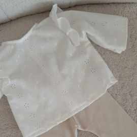 BLOUSE BRODERIE BRIGHT WHITE