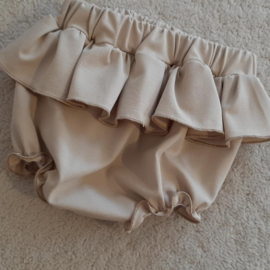 RUFFLE BLOOMER | BEIGE