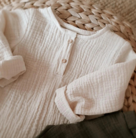 BLOUSE BUTTONS UP | LATTE