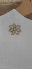 MOUSSELINE ROMPER OFFWHITE GOLD