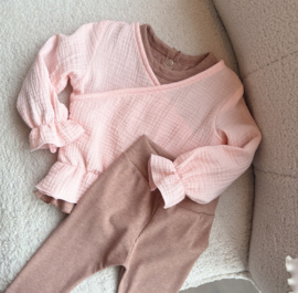 WRAPPED BLOUSE | candy pink