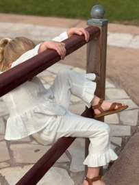 RUFFLE BLOUSE | OFFWHITE