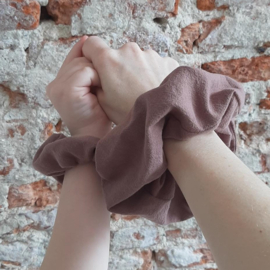 SCRUNCHIE OLD MAUVE MAMA