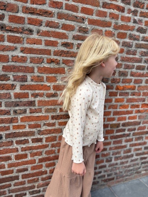 RIB TEE | FLOWERS