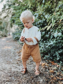 BLOUSE BUTTONS UP | LATTE