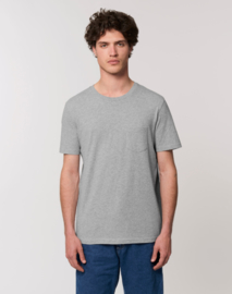 Heather Grey T-SHIRT MET ZAK