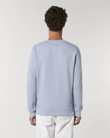 Serene Blue Uniseks Sweater met ronde hals