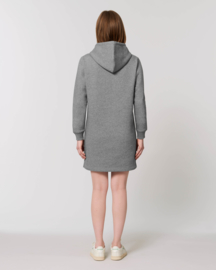 Gepersonaliseerde sweaterdress met kap