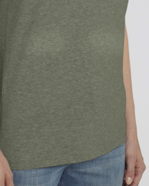 Mid Heather Khaki capsule t-shirt