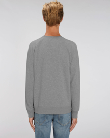 Mid heather grey sweater for him