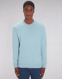 Sky Blue Uniseks Sweater met ronde hals