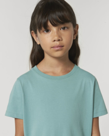 Teal Monstera t-shirt for the little ones