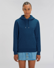 Hooded sweater Black Heather Blue