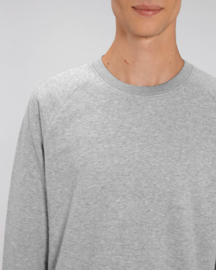 Heather Grey capsule sweater for him