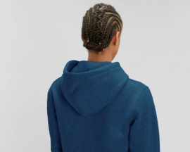 Hooded sweater Black Heather Blue