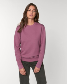 Mauve Uniseks Sweater met ronde hals