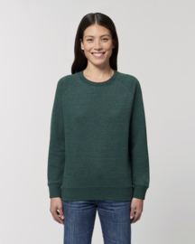 Heather Snow mountain green sweater for her