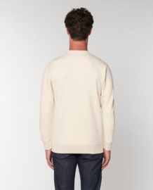 Natural Raw Uniseks Sweater met ronde hals