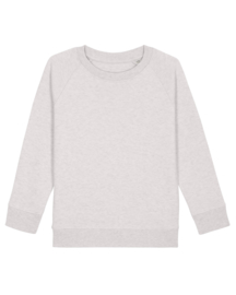Cream Heather Grey sweater for the little one