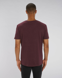 Heather grape red capsule t-shirt