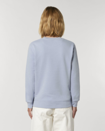 Serene Blue Uniseks Sweater met ronde hals