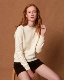 Natural Raw Uniseks Sweater met ronde hals