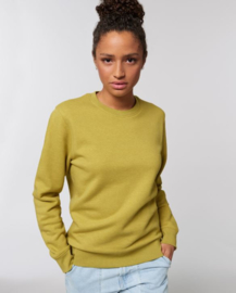 Heather Neppy Lemongrass Uniseks Sweater met ronde hals