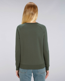 Khaki sweater for her