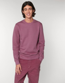 Mauve Uniseks Sweater met ronde hals