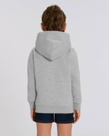 Heather Grey hooded sweater for the little one