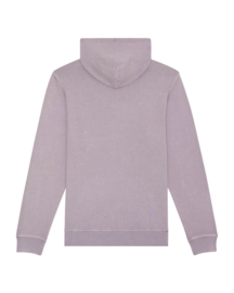 Hooded sweater Vintage Dyed Lilac